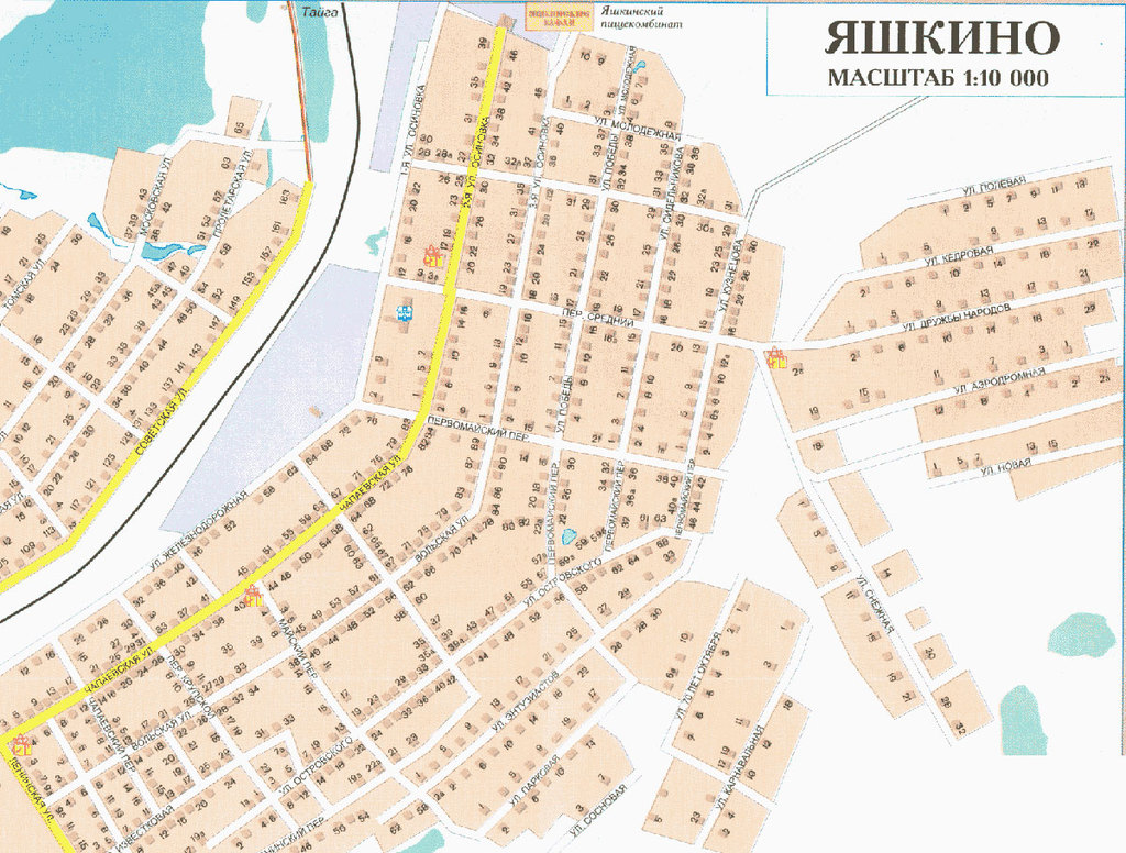 Карта п вычегодский с улицами и номерами - 81 фото